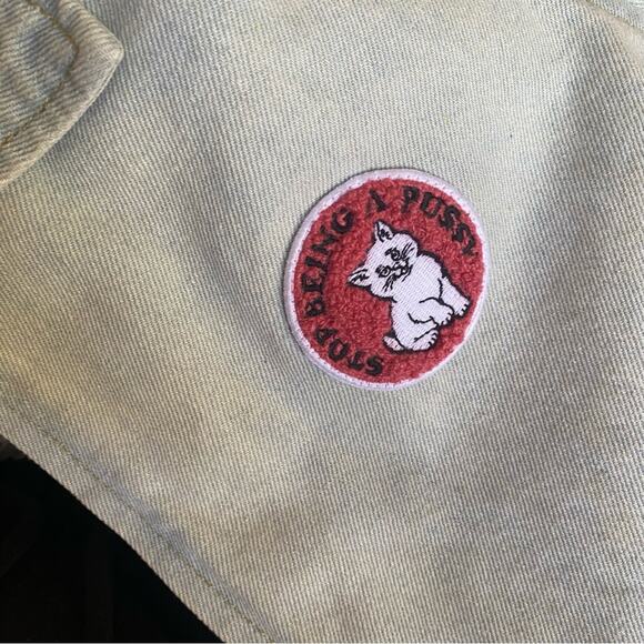 RIPNDIP Stop Being A P*ssy Denim Jacket - Picture 2 of 7